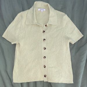 Madewell Ribbed Button Up